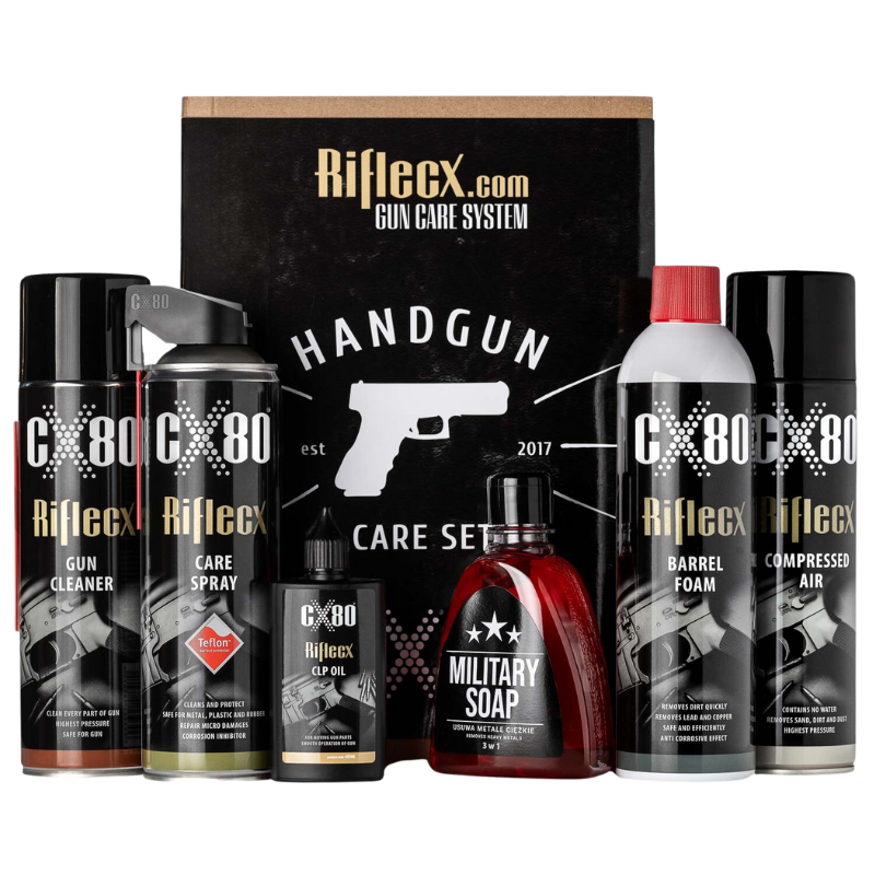 RifleCX set čistenia pre pištoľ a revolver