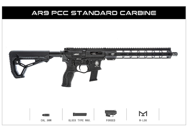 ARMI DALLERA CUSTOM ADC AR9 9,5", kal. 9x19mm