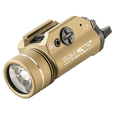 STREAMLIGHT TLR-1 HL® FDE taktické zbraňové svietidlo